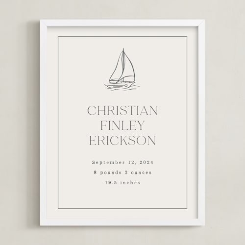 This is a sailor photos to art by Stephanie Hawkes called baby's boat: custom print