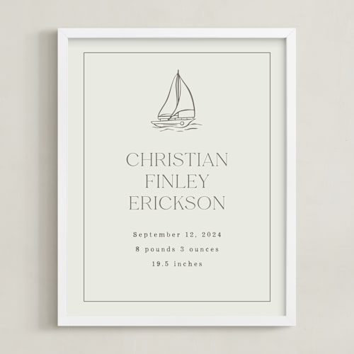 This is a shamrock photos to art by Stephanie Hawkes called baby's boat: custom print