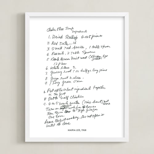 This is a deep gray photos to art by Minted called your text: custom print 