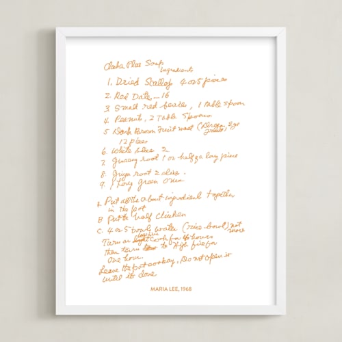 This is a carrot photos to art by Minted called your text: custom print 