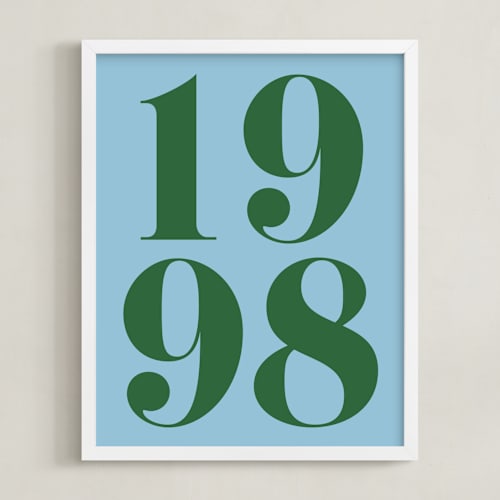 This is a basil photos to art by Erica Krystek called your year: custom print
