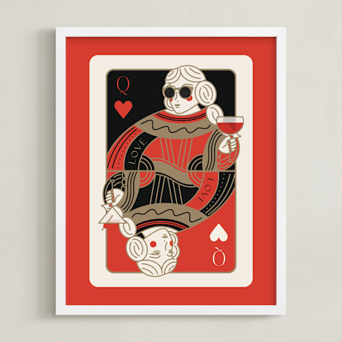 This is a rose photos to art by Jenna Holcomb called the queen: custom print
