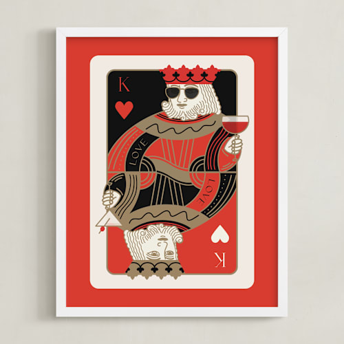This is a rose photos to art by Jenna Holcomb called the king: custom print