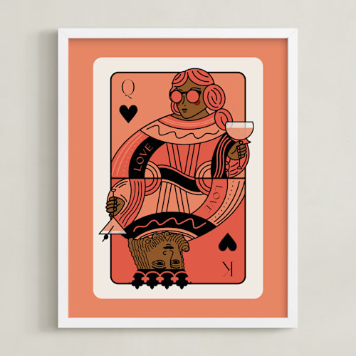 This is a guave photos to art by Jenna Holcomb called the king and queen: custom print
