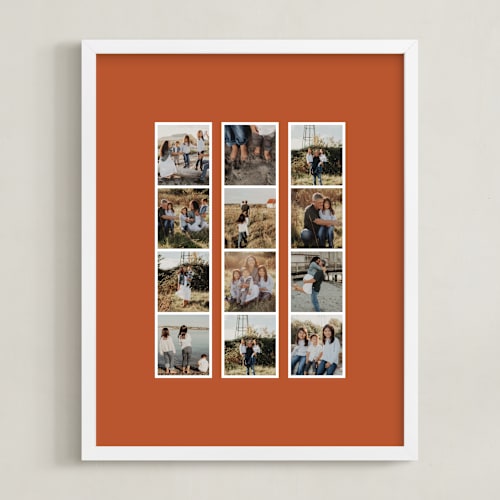 This is a terracotta photo art with standard by Inkblot Design called trio