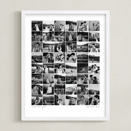 This is a white photo art by Minted called 48 photo: portrait framed photo