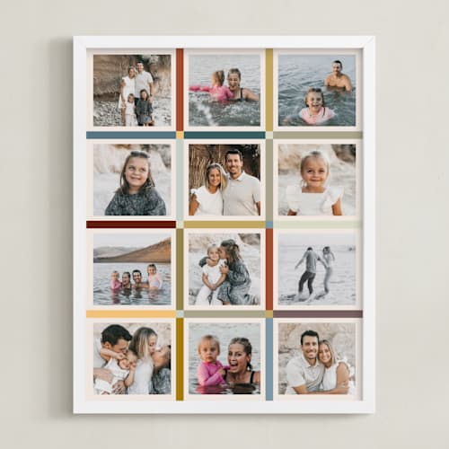 This is a retro photo art by lulu and isabelle called colorful twelve photo: framed photo
