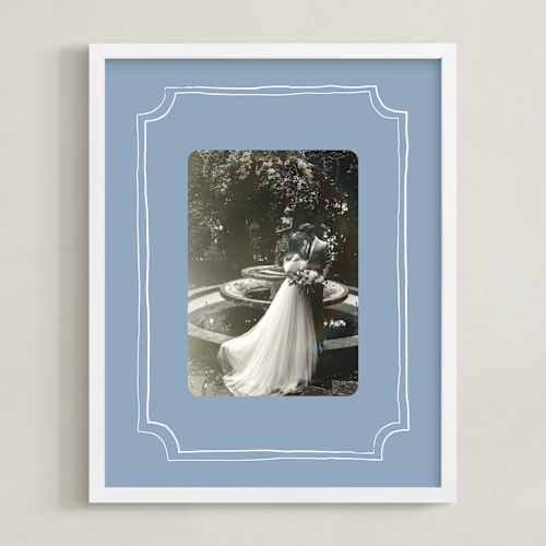 This is a lake photo art with standard by Kelly Watkins called vintage frame: portrait