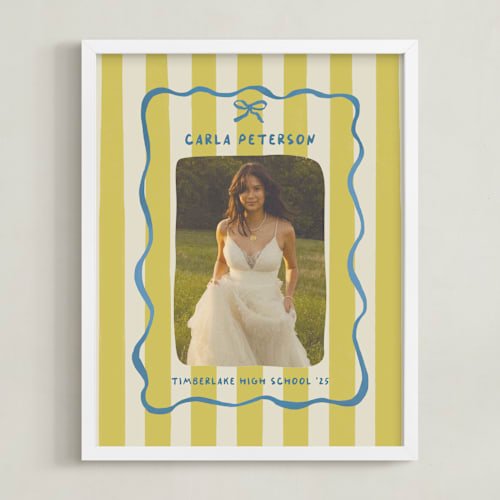 This is a lemon berry photo art by Vera Lim called whimsical stripes: portrait framed photo
