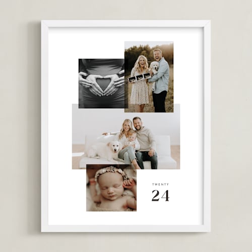This is a blanco photo art by Kamala Nahas called four photo: portrait framed photo