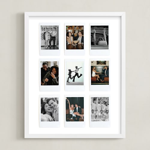 This is a cloud photo art with standard by Olivia Kanaley Inman called nine photo: portrait framed photo