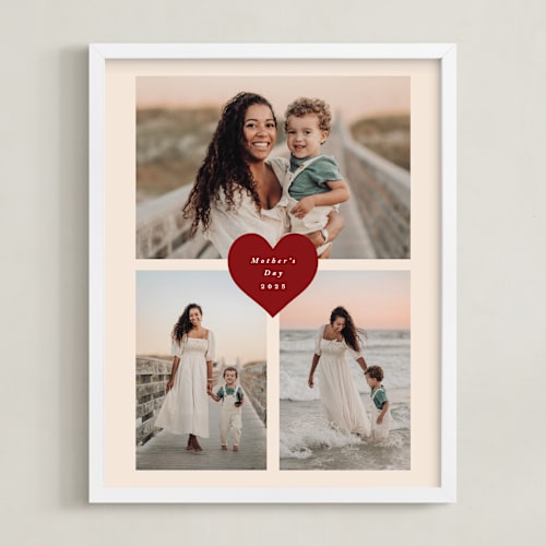 This is a cookie dough photo art by Stacy Maalouf called heart tag: portrait framed photo