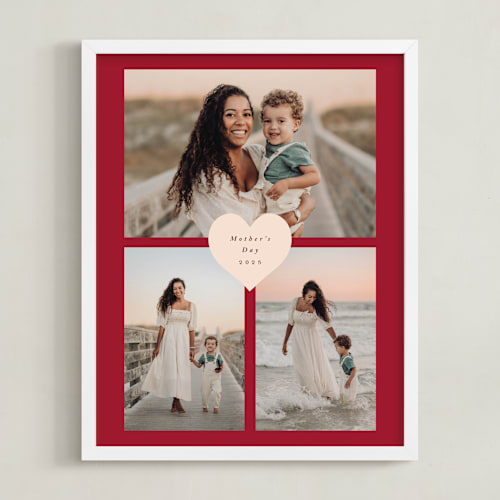 This is a berry photo art by Stacy Maalouf called heart tag: portrait framed photo