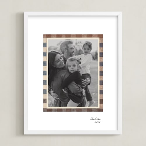 This is a sand photo art with standard by Creo Study called textile checks frame: portrait