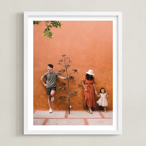 This is a white photo art with standard by Minted called the big picture