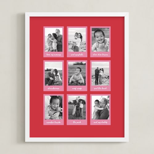 This is a cherry pop photo art with standard by Kamala Nahas called colored frame 9 photo