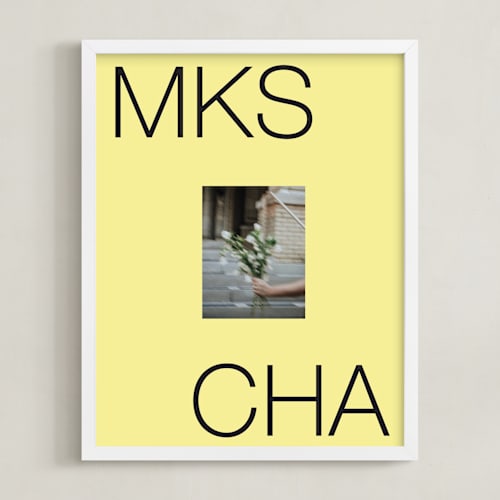 This is a sunshine photo art with standard by Minted called contemporary color: framed photo