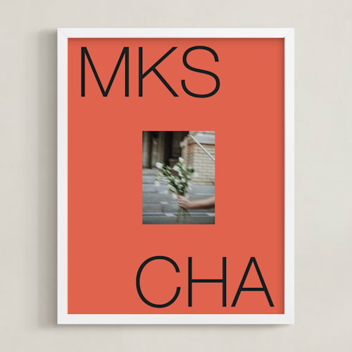 This is a fire photo art by Minted called contemporary color: framed photo