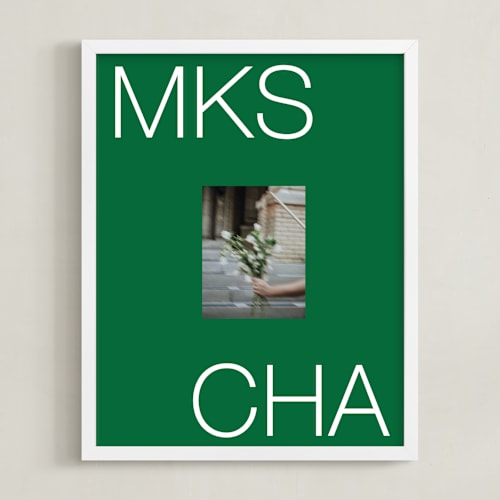 This is a spruce photo art by Minted called contemporary color: framed photo