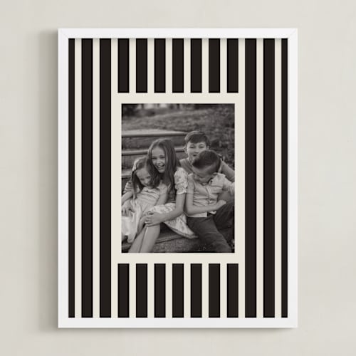 This is a charcoala photo art with standard by Kercia Jane called classically striped: portrait