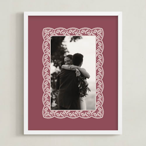 This is a dusty rose photo art with standard by Erica Krystek called chantilly: portrait