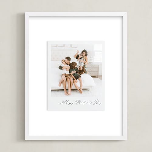 This is a quartz photo art by Minted called classic snap: portrait framed photo