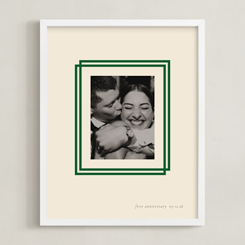 This is a emerald photo art with standard by letterfix called double border: landscape