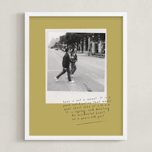 This is a vintage gold photo art with standard by Maja Cunningham called modern love: portrait