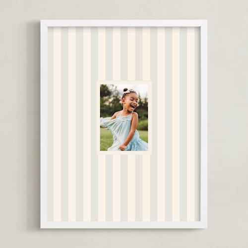 This is a sea photo art with standard by Olivia Kanaley Inman called coastal stripe: portrait