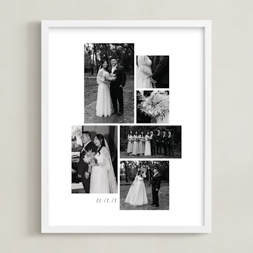 This is a diamond photo art by Hooray Creative called six photo: portrait framed photo