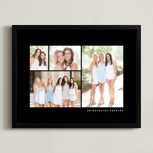 This is a night photo art by Angela Garrick called four photo collage (brides)