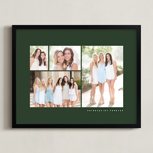 This is a forest photo art by Angela Garrick called four photo collage (brides)