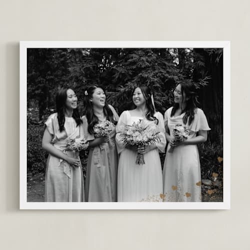 This is a gold foil stamped photo art by Ashlee Townsend called hearts: landscape foil framed photo