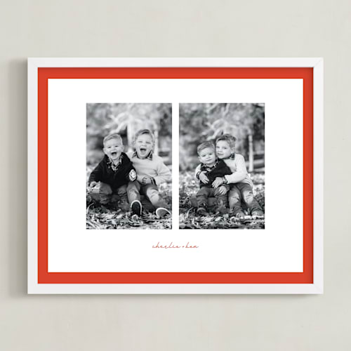 This is a cherry photo art with standard by Blustery August called stacked two photo: landscape framed photo