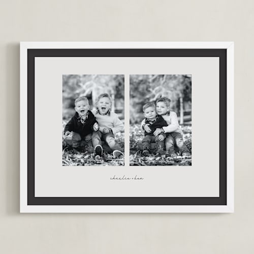 This is a ink photo art by Blustery August called stacked two photo: landscape framed photo