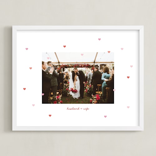 This is a cherry photo art by Leia Matt called drops of love: landscape framed photo