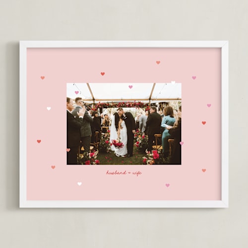 This is a cream photo art by Leia Matt called drops of love: landscape framed photo