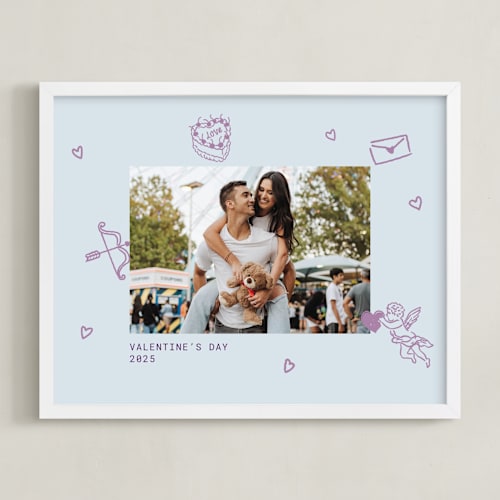 This is a lilac photo art by Cass Loh called wings and things: landscape framed photo