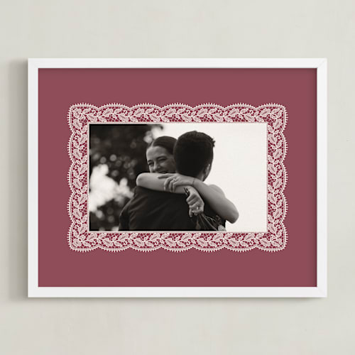 This is a dusty rose photo art with standard by Erica Krystek called chantilly: landscape