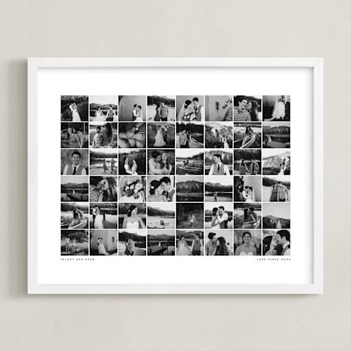 This is a white photo art by Minted called 48 photo: landscape framed photo