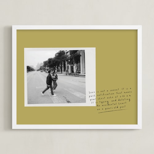 This is a vintage gold photo art with standard by Maja Cunningham called modern love: landscape