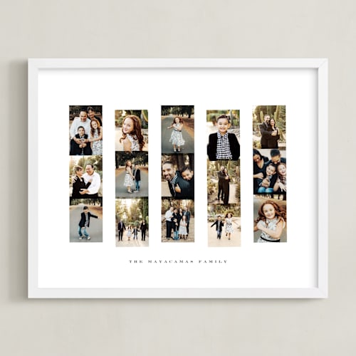 Natural color: Framed