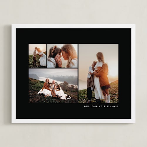 This is a night photo art by Angela Garrick called four photo: landscape framed photo