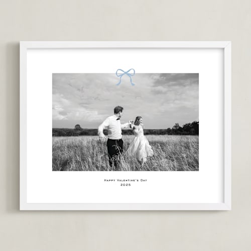 This is a sky photo art by Annie Shapiro called small bow: landscape framed photo