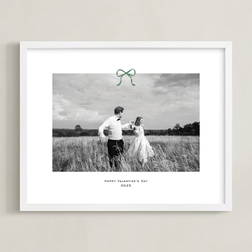 This is a fern photo art by Annie Shapiro called small bow: landscape framed photo