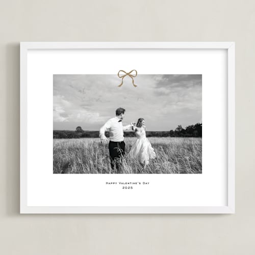 This is a almond photo art by Annie Shapiro called small bow: landscape framed photo