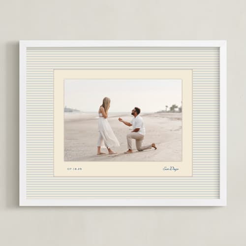 This is a azure photo art with standard by Creo Study called luxe stripes: landscape