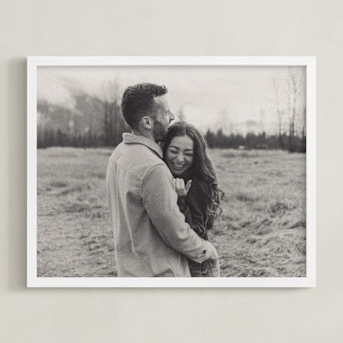 This is a white photo art by Minted Custom called the big picture: landscape framed photo