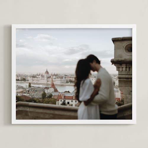 This is a white photo art with standard by Minted called the big picture: landscape framed photo