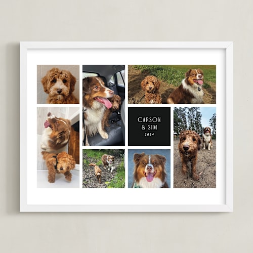 This is a ebony photo art with standard by Chris Griffith called seven photo: landscape framed photo